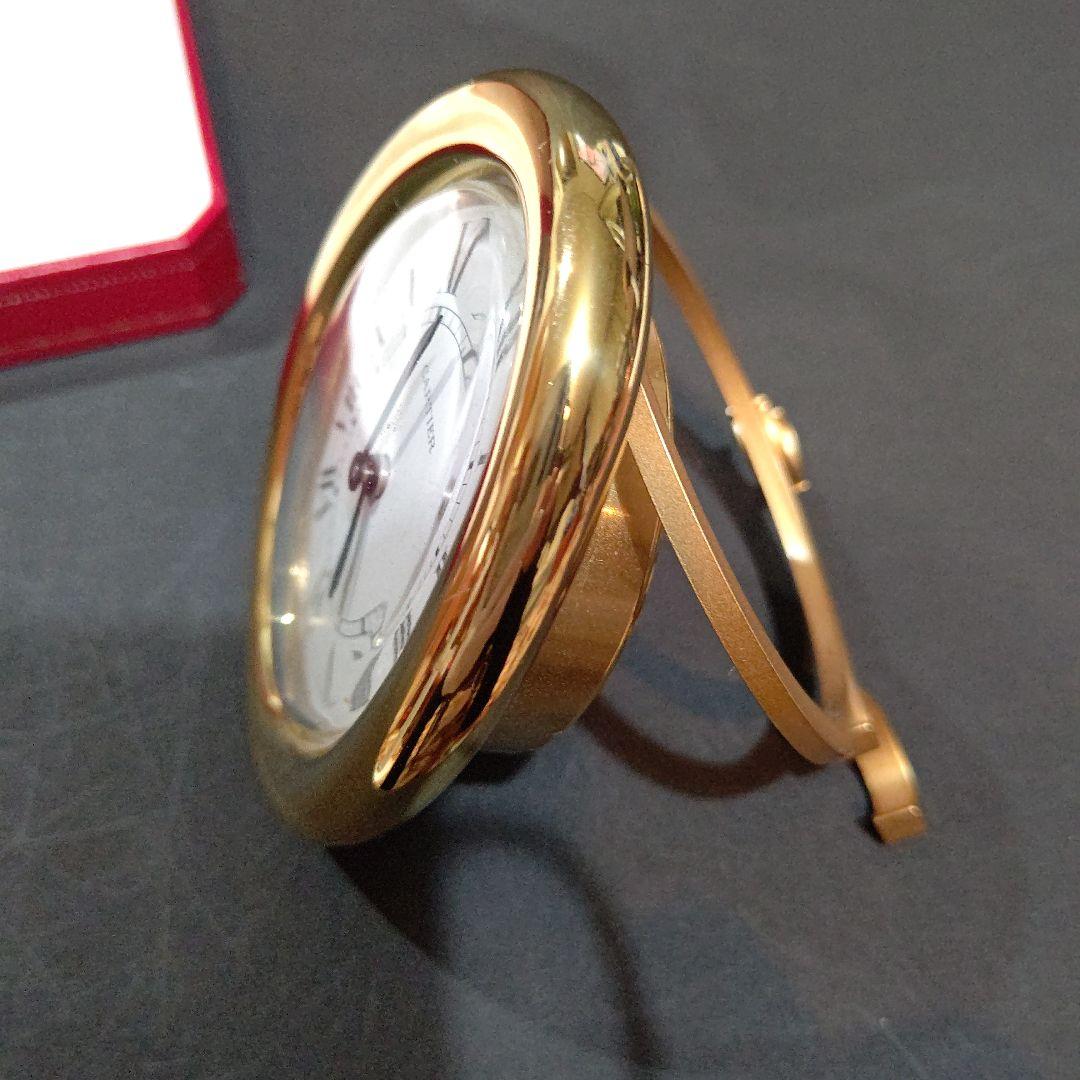 美品 Cartier カルティエ ベニュワール 置き時計　 稼働品