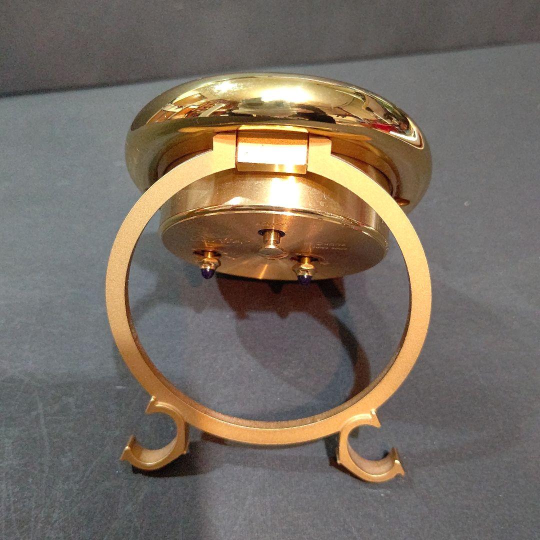 美品 Cartier カルティエ ベニュワール 置き時計　 稼働品