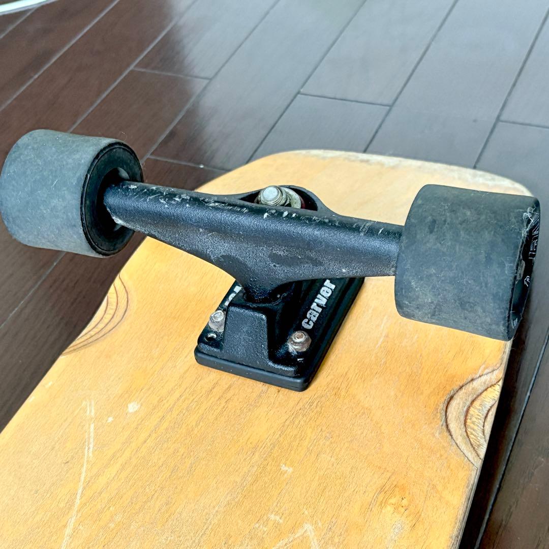 carver カーバー トラック 自作サーフスケート スケートボード 33×9