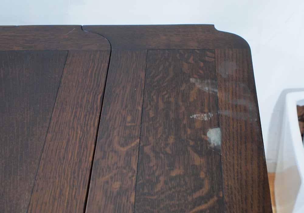 英国アンティーク オーク材 ドローリーフテーブル BROUGH BROS LTD