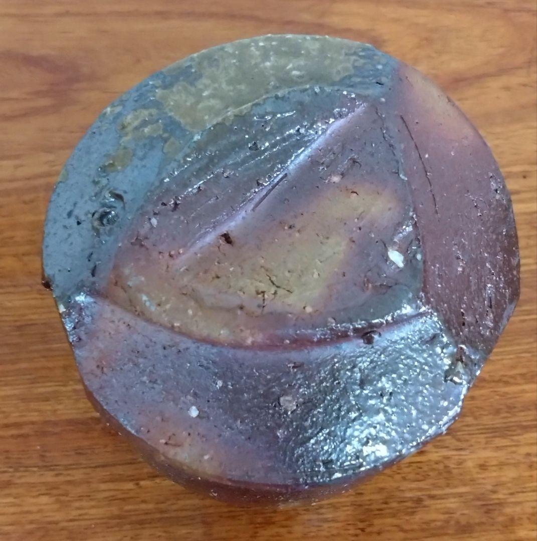 隠崎隆一作 備前焼湯呑み　師伊勢崎淳 人間国宝　備前焼　湯呑