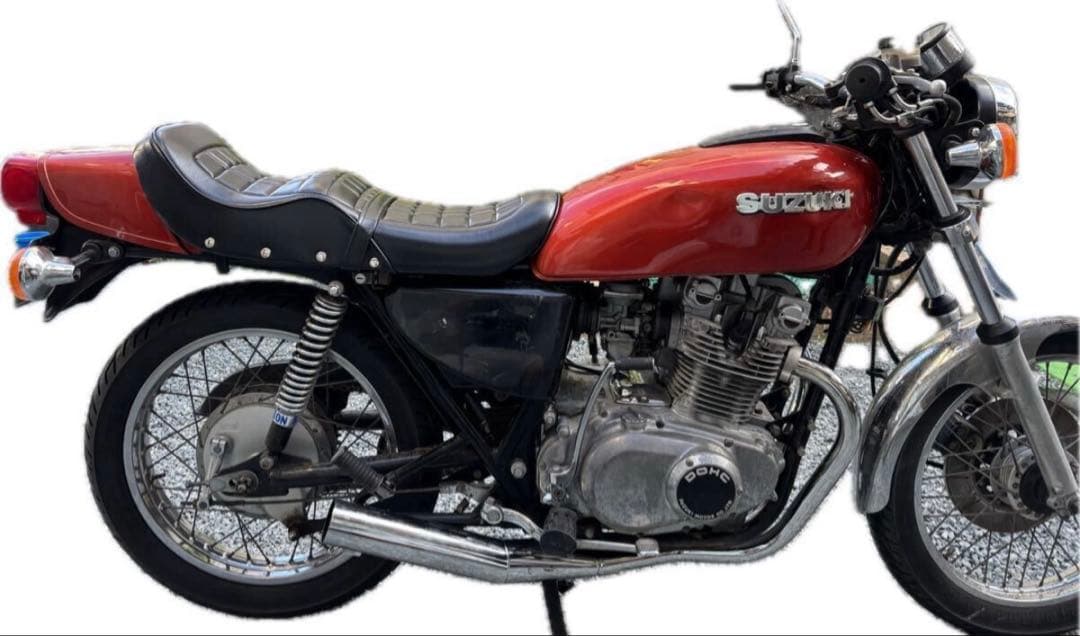 スズキ　gs400 外装　純正タンク　当時物