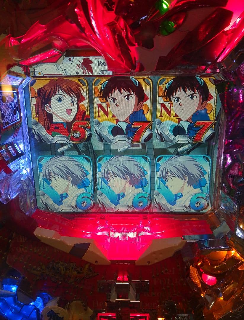 CR新世紀エヴァンゲリオンSN＋セカパク、キセカチのセル付きパチンコ実機