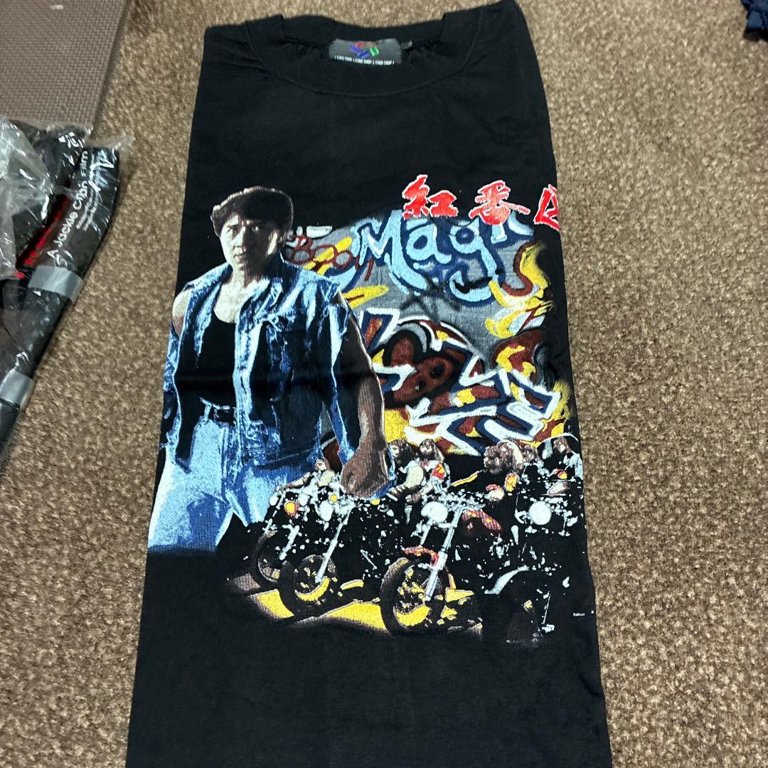 ビンテージジャッキーレッドブロンクス Tシャツ ジャッキーチェン 古着 映画 M