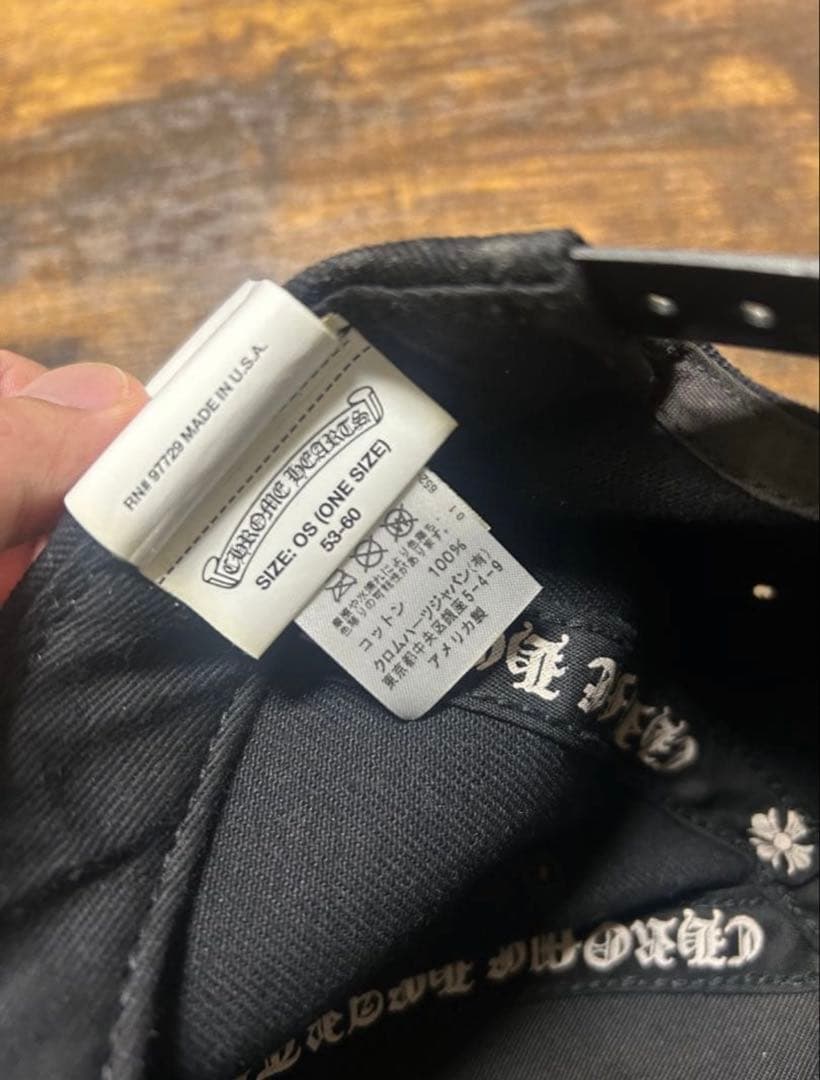 クロムハーツ（Chrome Hearts） ベースボールデニムキャップ　クロス