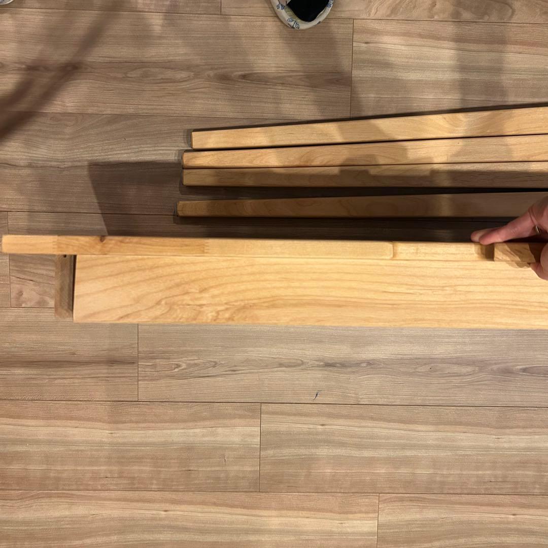 aya ベルメゾン 天然木アルダー材 コンパクトデスク 幅80 奥行35