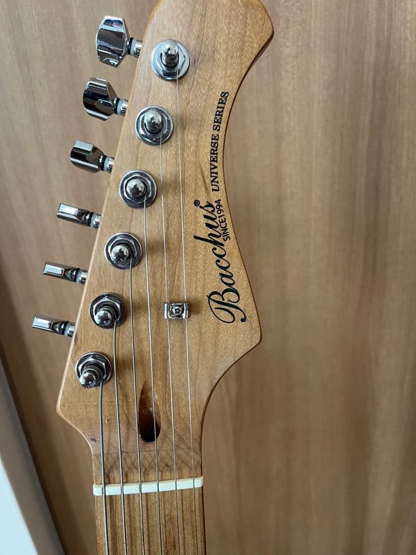 バッカス　エレキギター　Bacchus BJM-1 サーフグリーン　専用ケース付