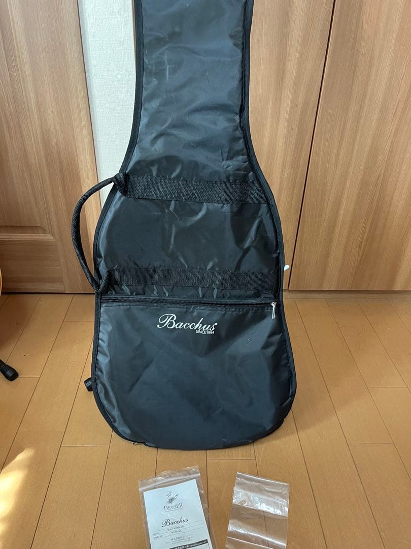 バッカス　エレキギター　Bacchus BJM-1 サーフグリーン　専用ケース付