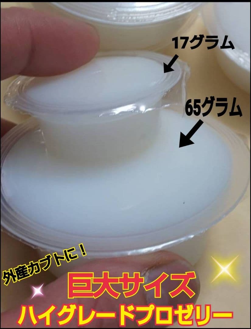 ビッグサイズ！ハイグレードプロゼリー☆200個　普通の4倍以上のデカサ！プロ仕様