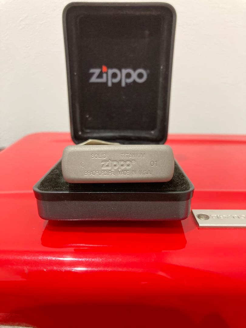 zippo ジッポー Solid Titanium ソリッドチタニウム 未使用品