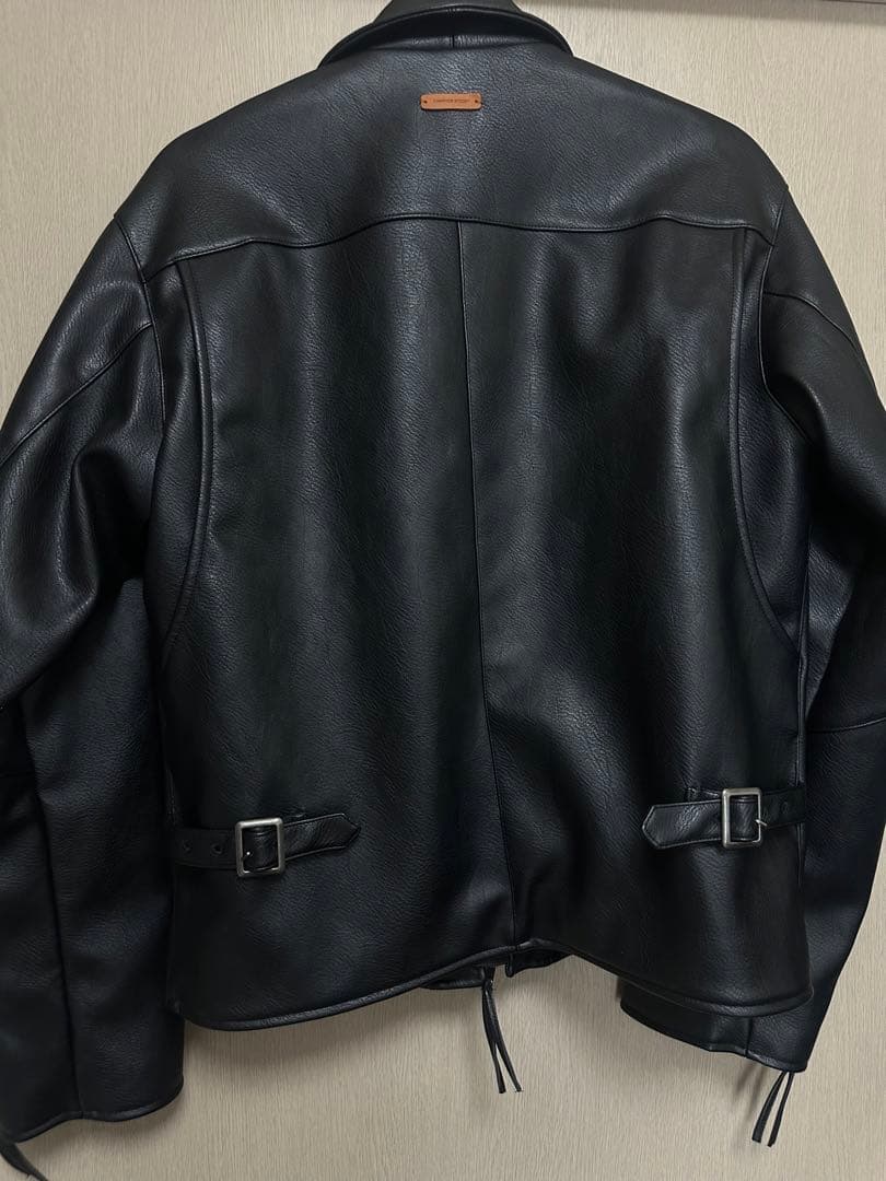 ジャケット・アウター Camphor wood zipped leather sport jacket