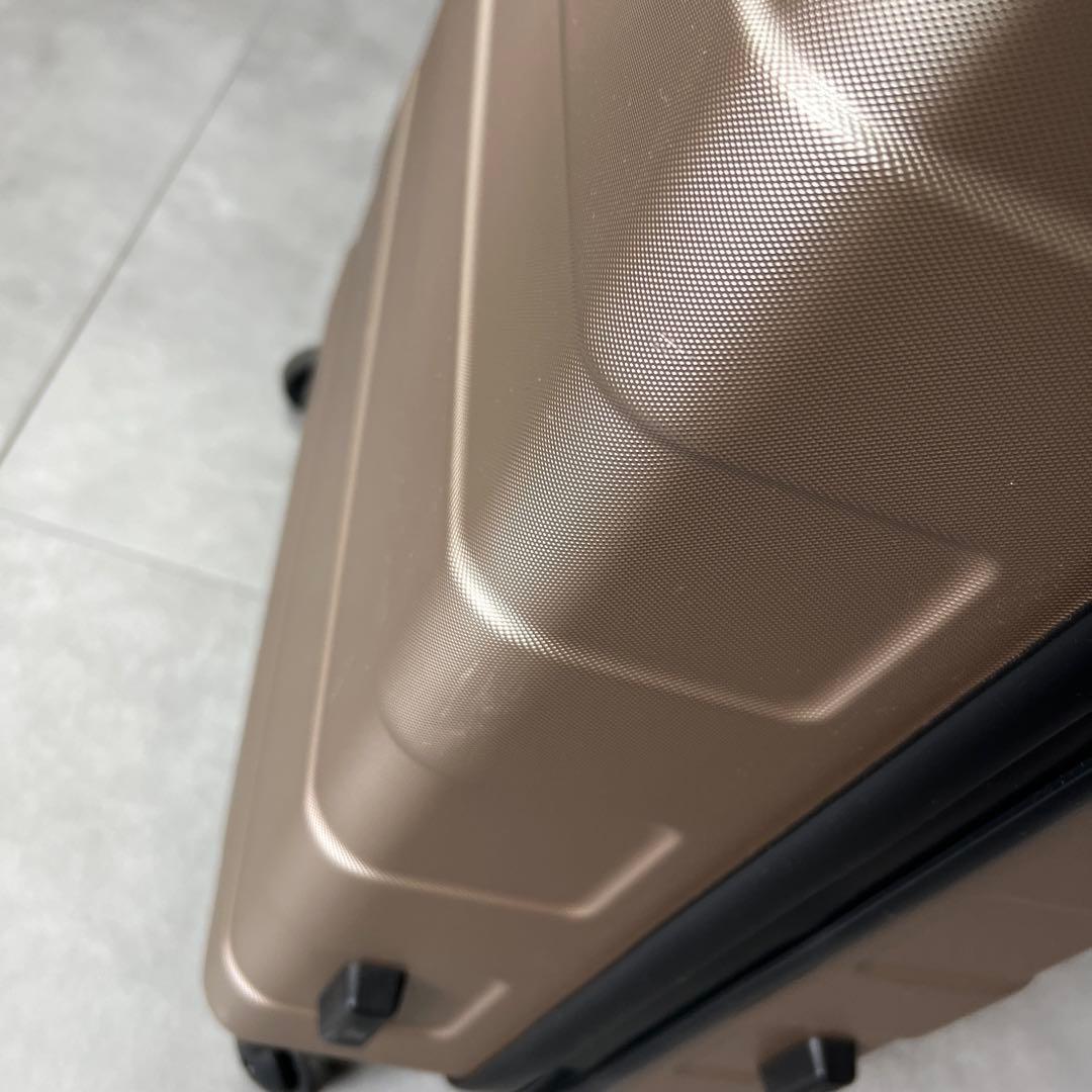 状態良好　無印良品　75L　バーを自由に調節できる　ハードキャリーケース