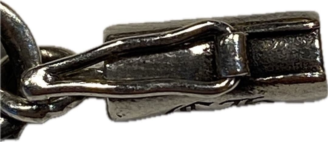 クロムハーツ　ペーパーチェーン シルバーブレスレット　メンズ7インチ