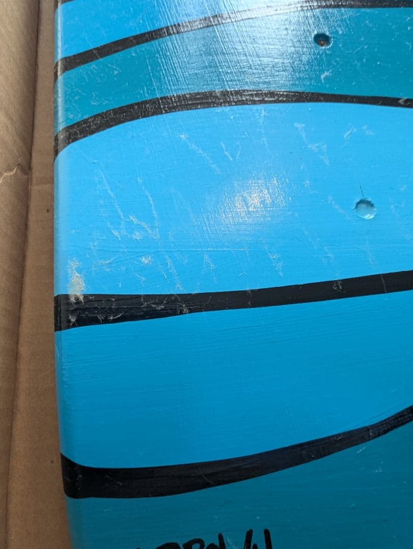 【&T】ヘザーブラウン　原画　スケートボード　波乗りバードと波と花セット