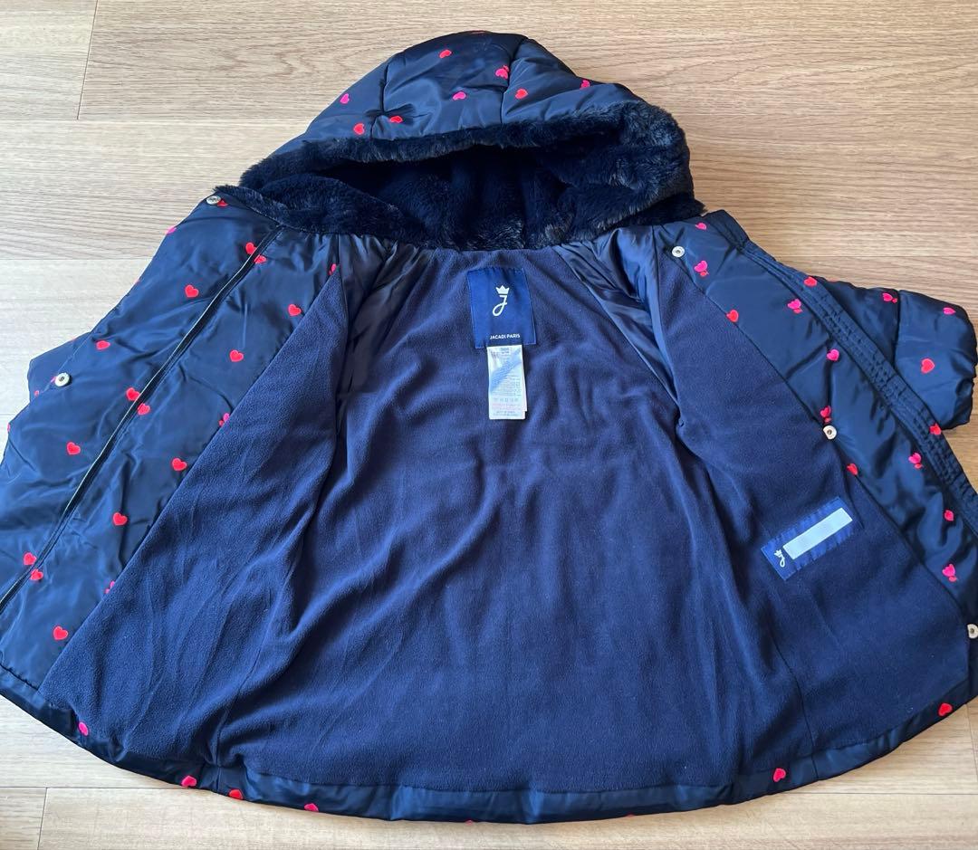 ジャカディjacadi ネイビー ダウンコート 36M 96cm