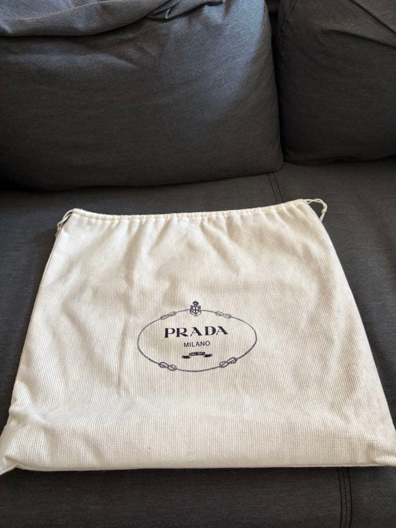 PRADA ブラック ショルダーバッグ　ナイロン×レザー新品未使用