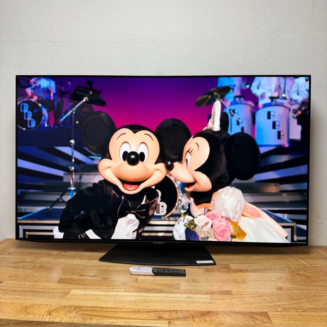 シャープ 60V型 4K液晶テレビ AQUOS 4T-C60DL1 動画アプリ○