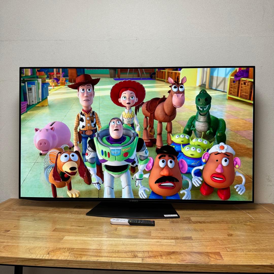 シャープ 60V型 4K液晶テレビ AQUOS 4T-C60DL1 動画アプリ○