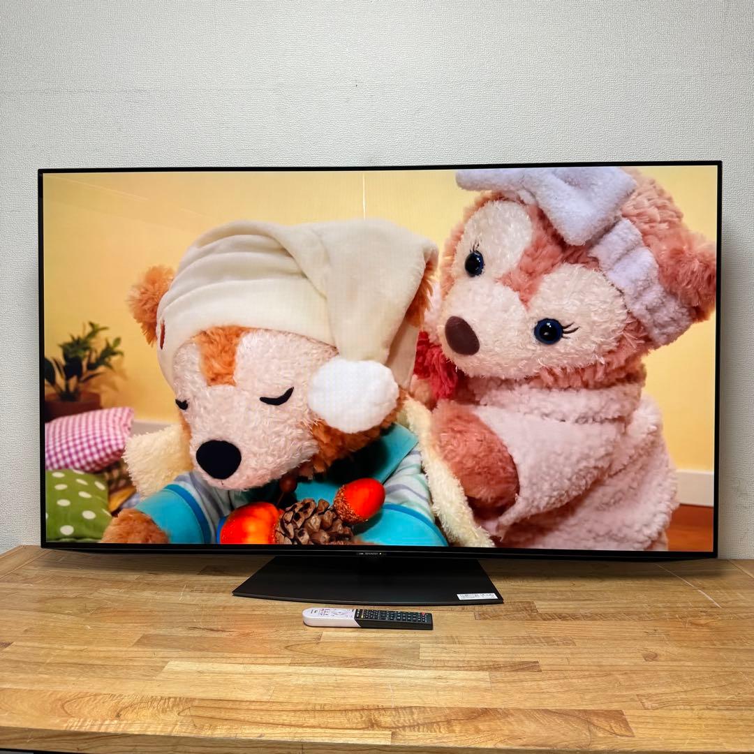シャープ 60V型 4K液晶テレビ AQUOS 4T-C60DL1 動画アプリ○