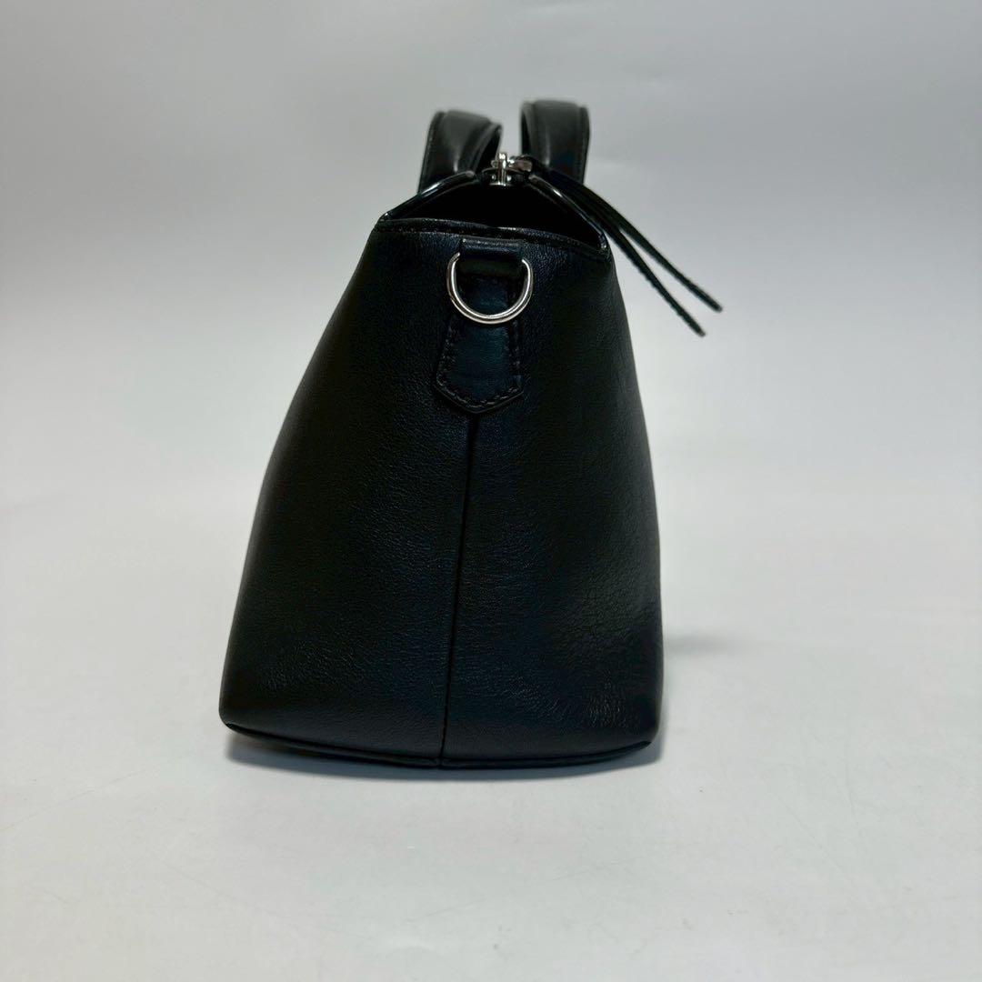 u77【極美品】保存袋付　フェンディ　バイザウェイ　ミディアム 黒　2way.