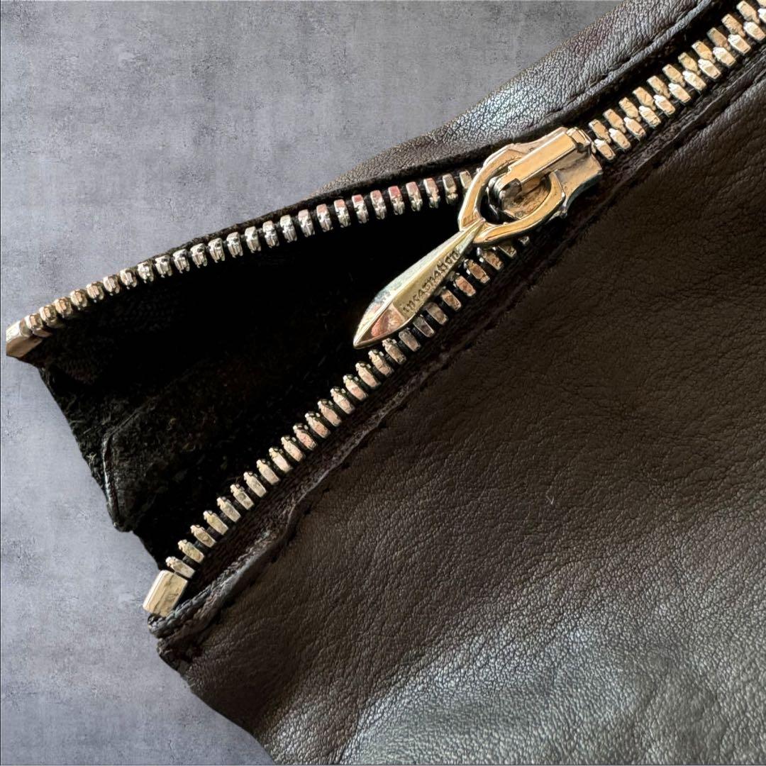 incarnation guidi変形ライダース　ハーフジップブルゾンXS