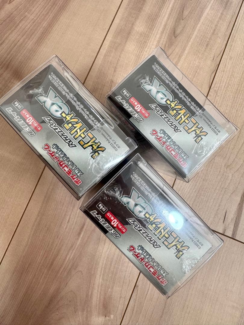 シャイニートレジャーex シュリンク付き3boxセット保管ケース付き