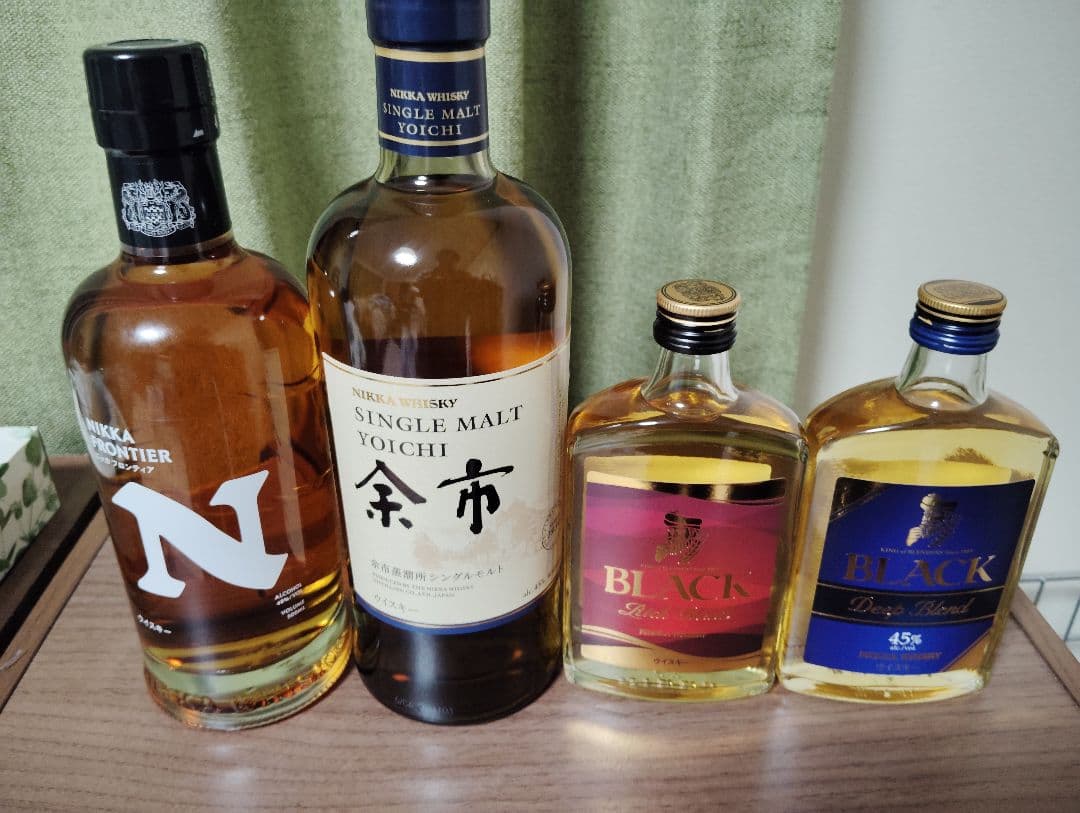 ニッカウヰスキー 余市 シングルモルトなど4本セット