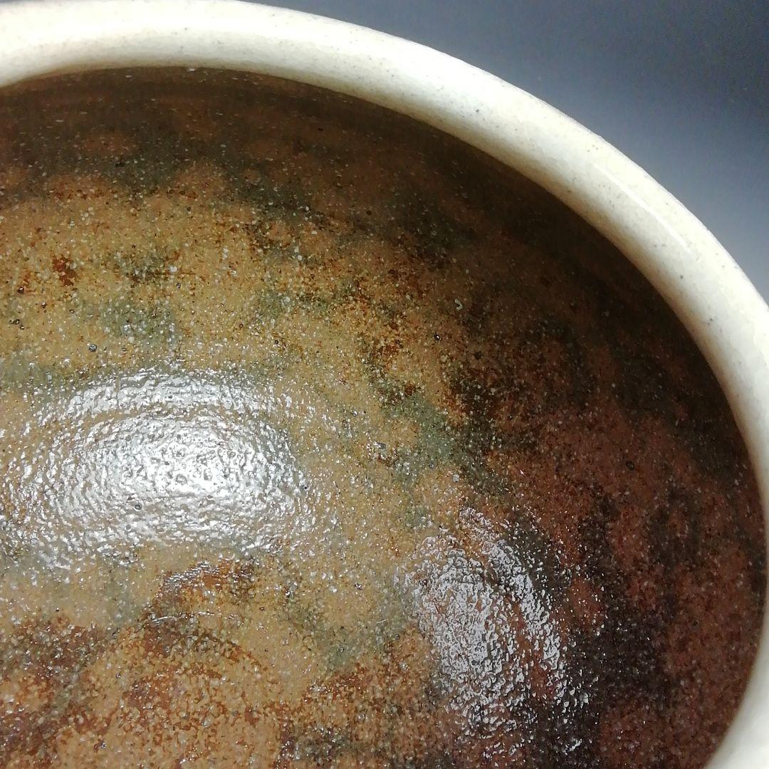 Ｓ８０５　水指　『粉引　水指』『奥村考山造』　共箱　茶道具