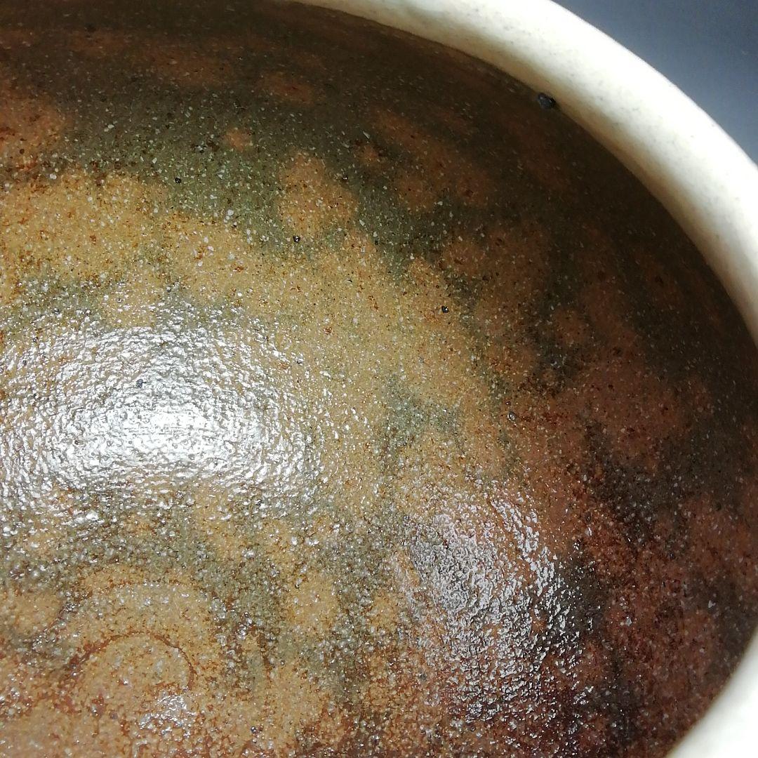 Ｓ８０５　水指　『粉引　水指』『奥村考山造』　共箱　茶道具