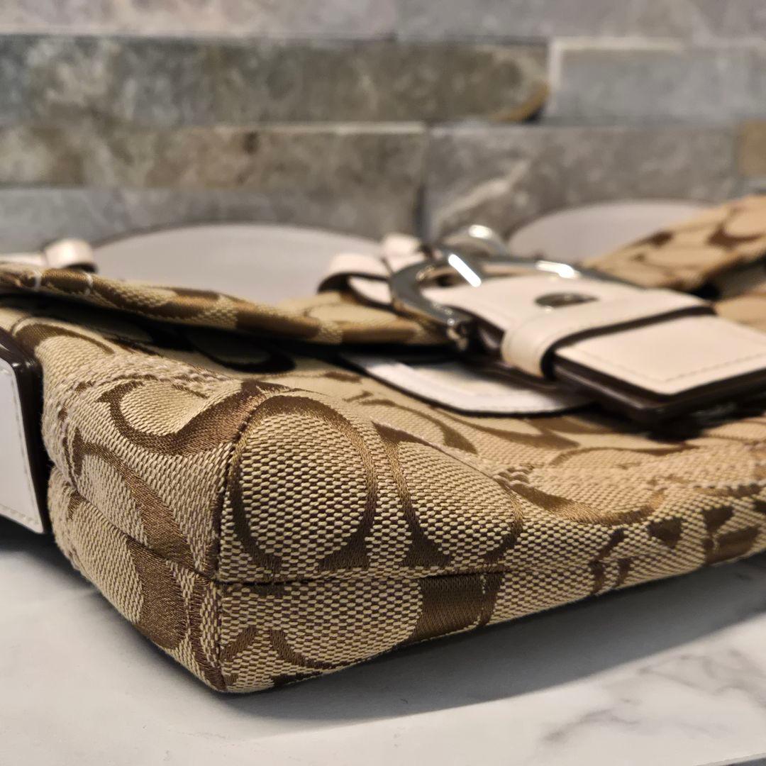 美品　COACH　コーチ　ワンショルダー ソーホー シグネチャー レザー