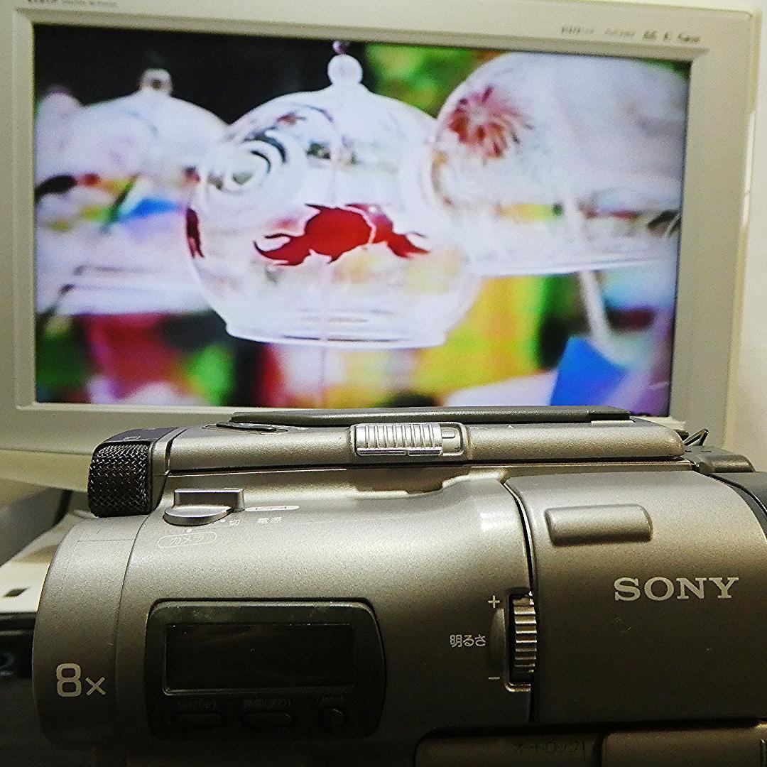 動作良好 VideoHi8 ソニーCCD-TR1 8ミリビデオ　DVD化に最適