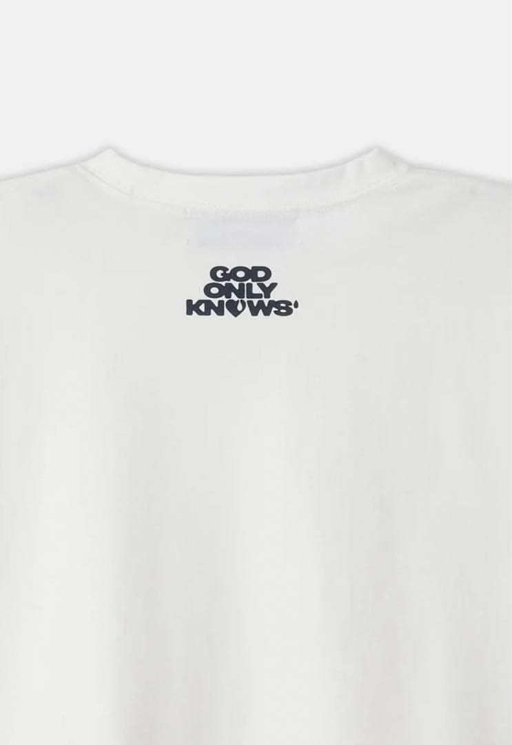 GOD ONLY KNOWS ロゴプリントTシャツ(白)岩田剛典