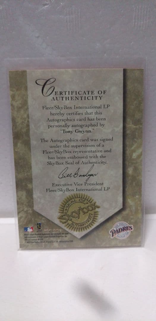 ゲームセンター・ゲームカード SKYBOX  TONY GWYNN