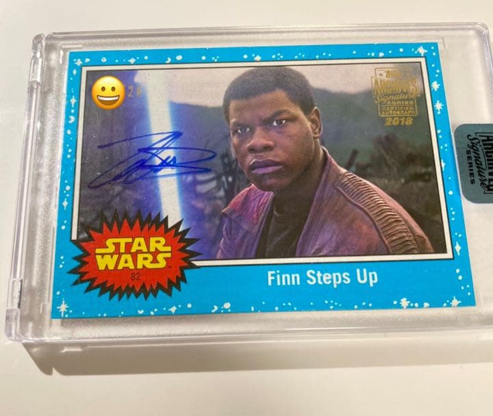 Topps StarWars Finn(ジョンボイエガ)直筆サイン /26