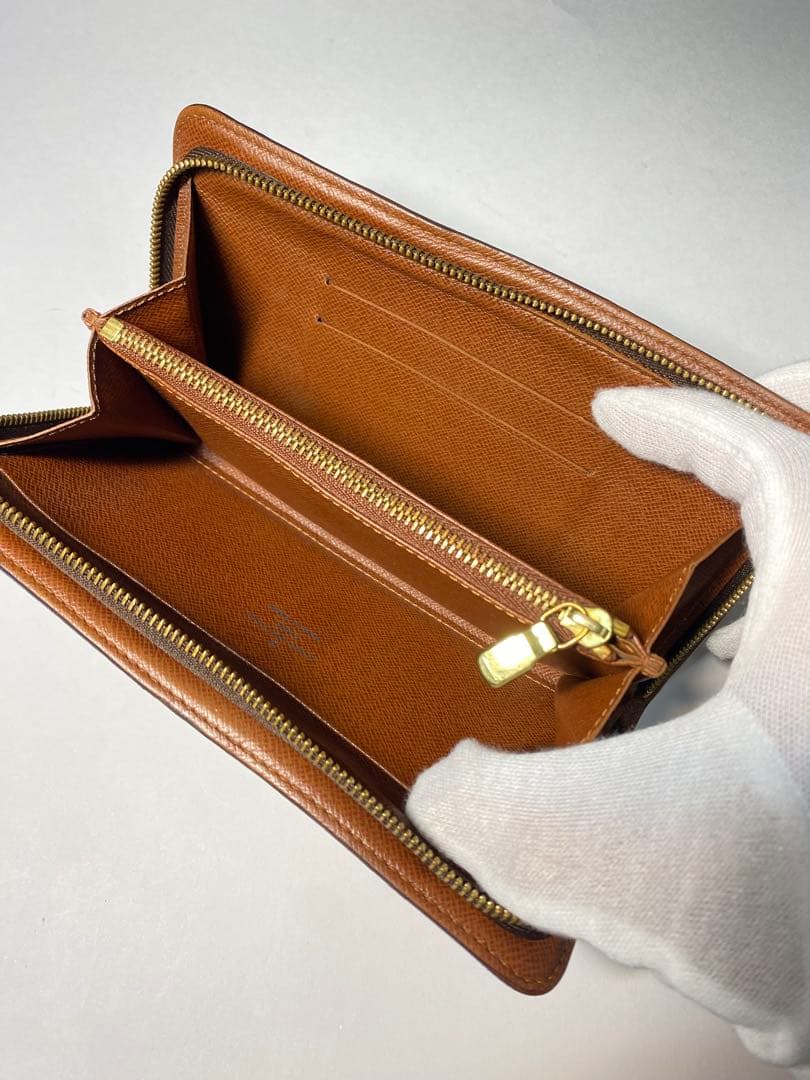 【✨極美品✨】ルイヴィトン モノグラム ポルトモネジップ ラウンドファスナー