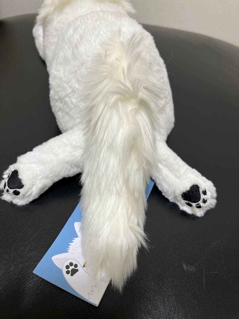 那須どうぶつ王国　ホッキョクオオカミ ぬいぐるみ ヒザオオカミ　Sサイズ