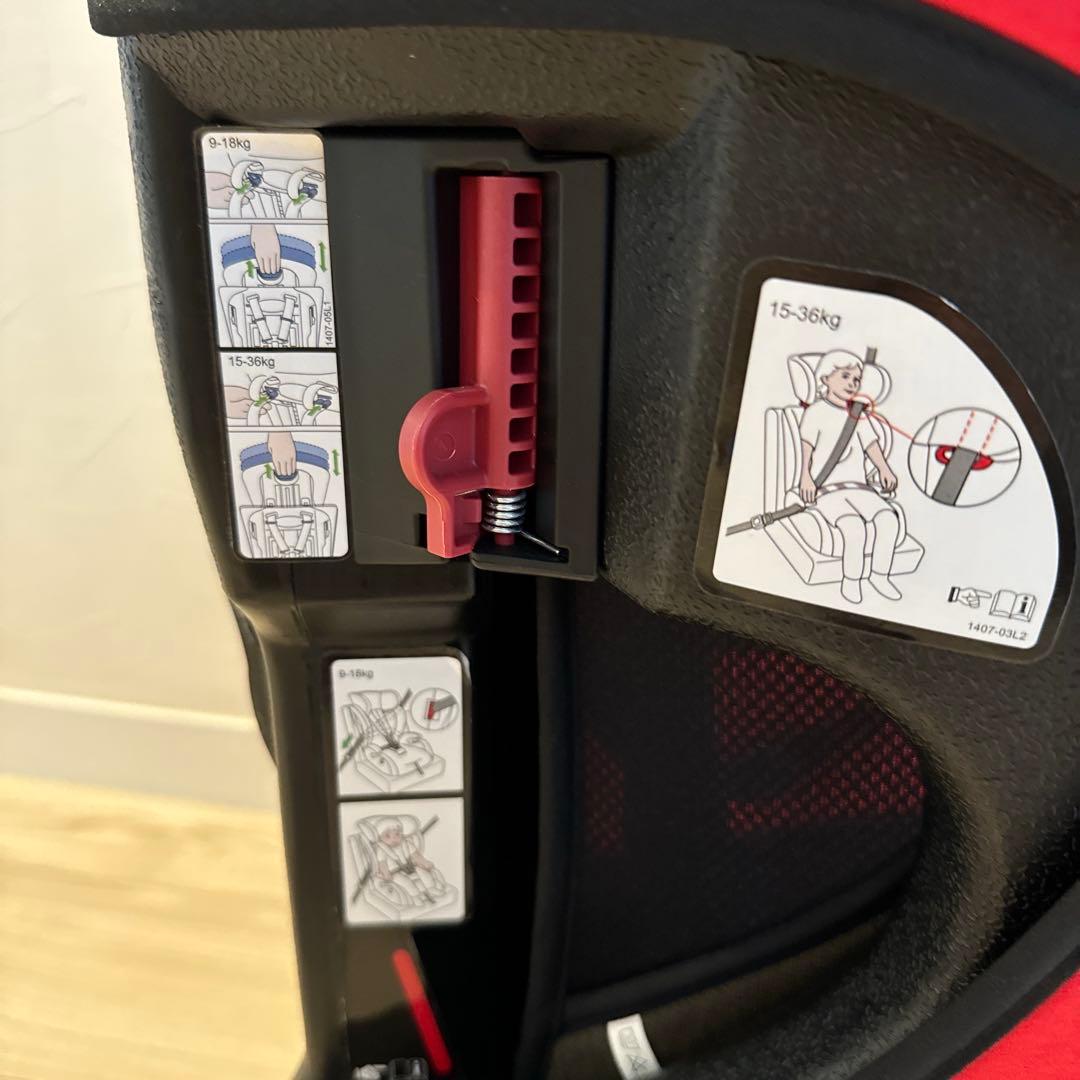 RECARO Start J チャイルドシート レッド/ブラック