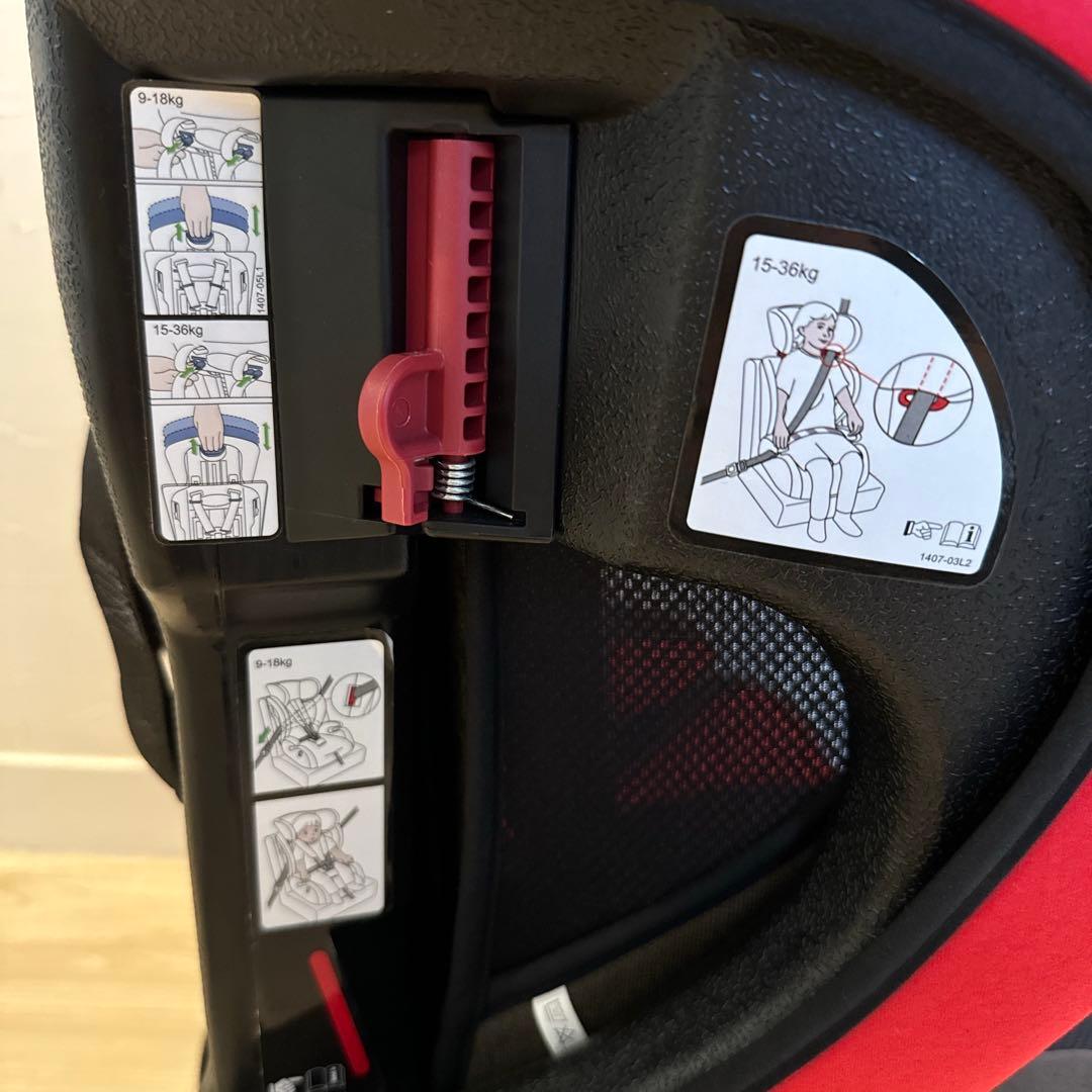 RECARO Start J チャイルドシート レッド/ブラック