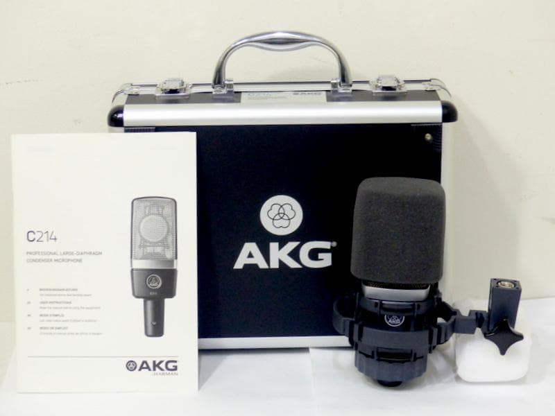 【2466】 美品 AKG C214 コンデンサーマイク