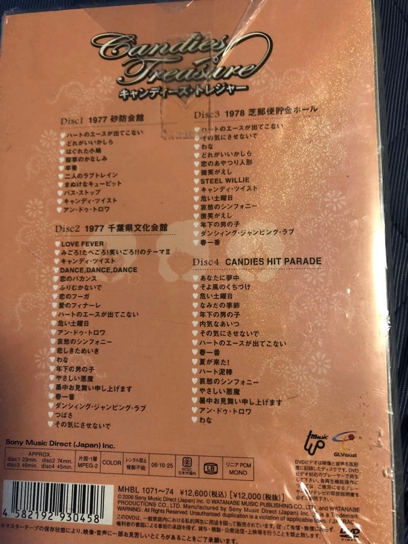 キャンディーズ 貴重コレクション アナログLPレコード／LD／DVDコレクション