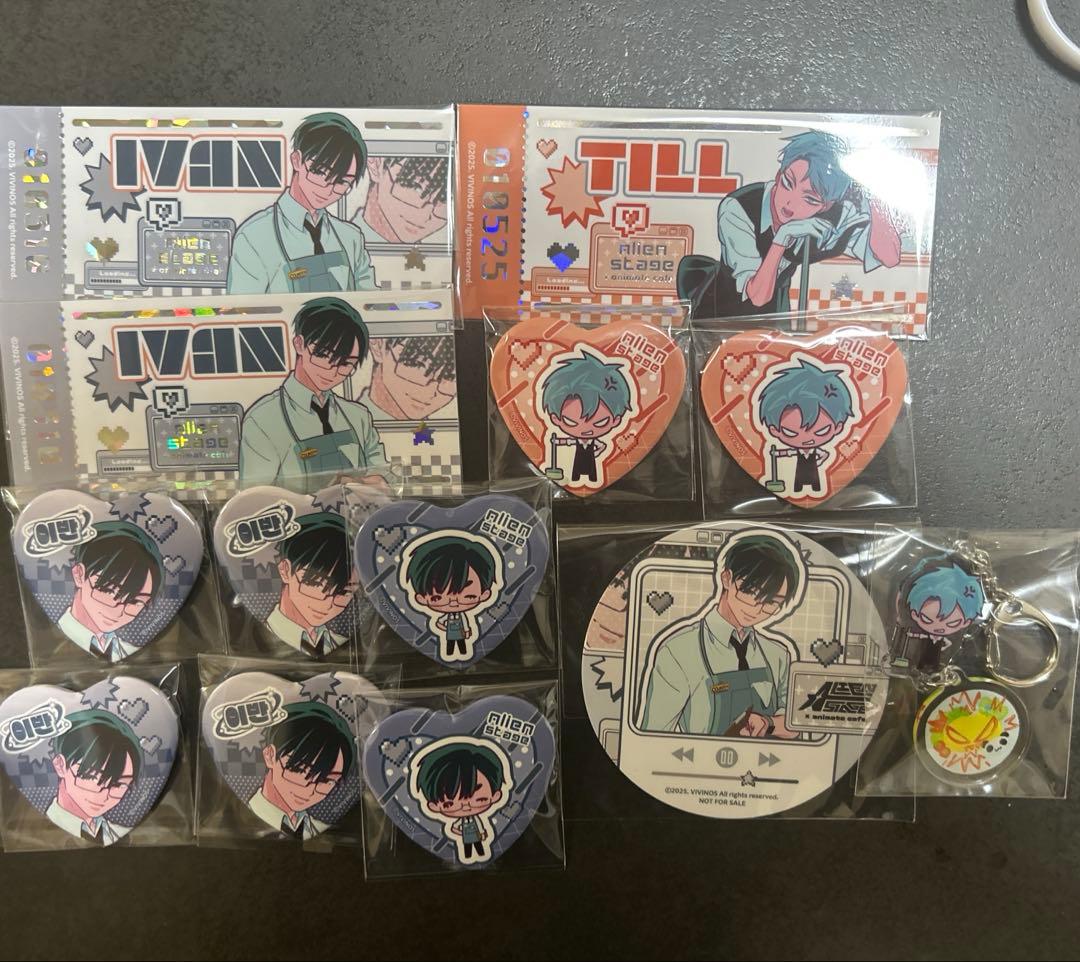 エイリアンステージ カフェ 缶バッジ チケット イヴァン ティル