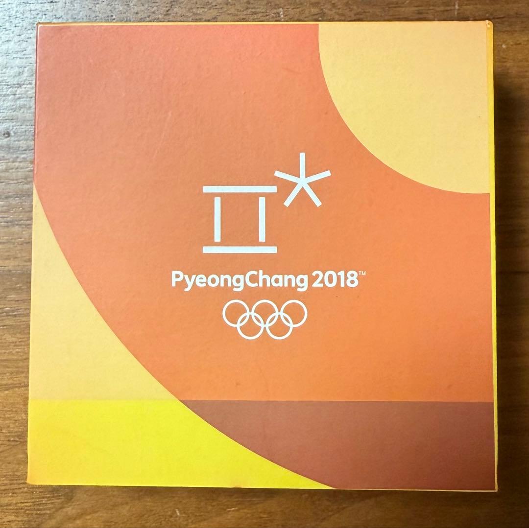 さき　公式冬季オリンピック参加メダル平昌2018オリジナルケース入り