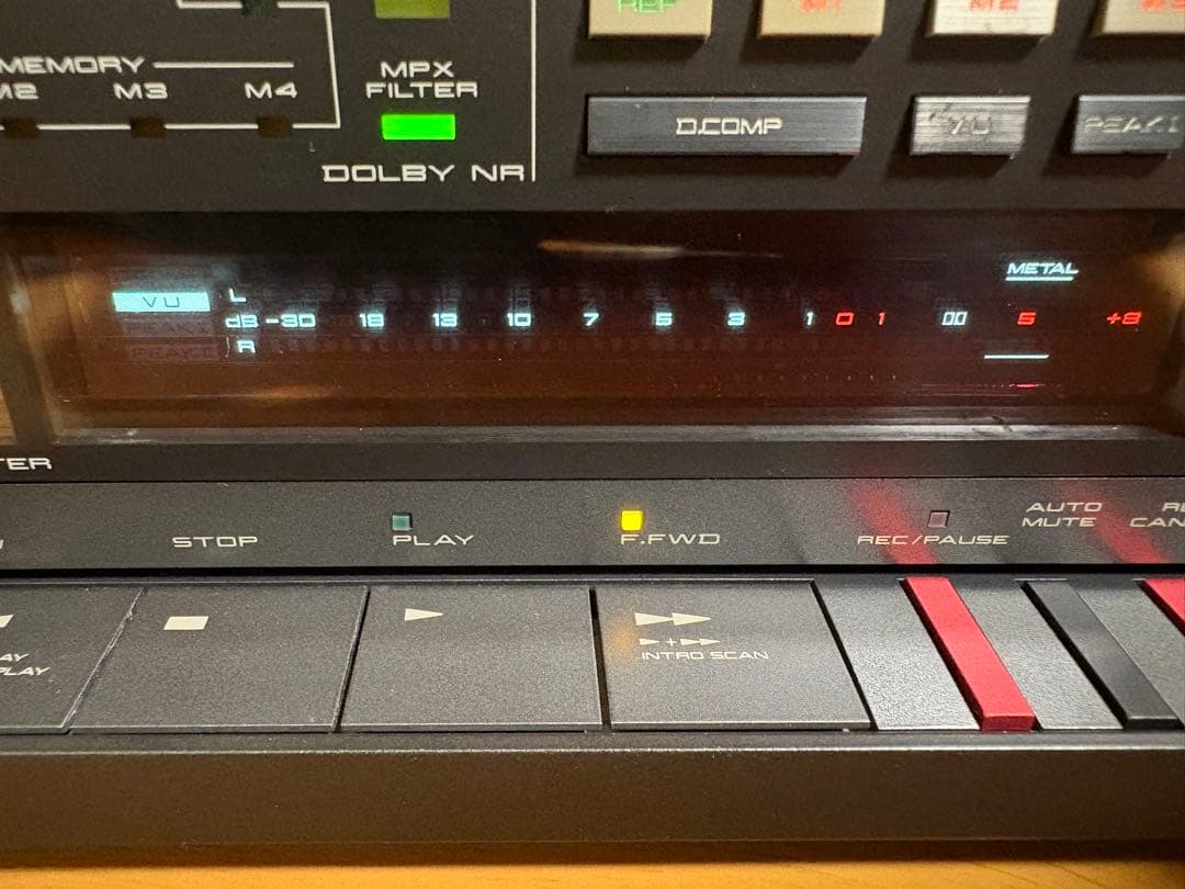 AKAI アカイGX-F91 カセットデッキ 中古　現状品