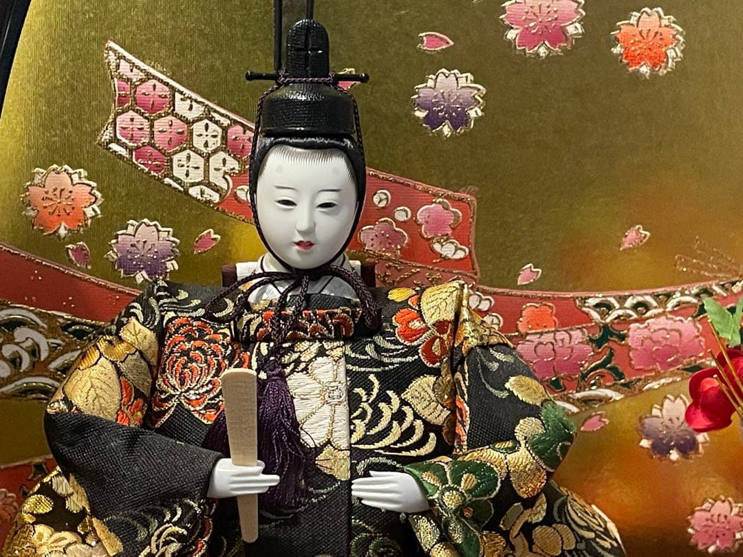 久月 雛人形 金彩吉祥 五人ケース飾り ひな人形　4960282385287