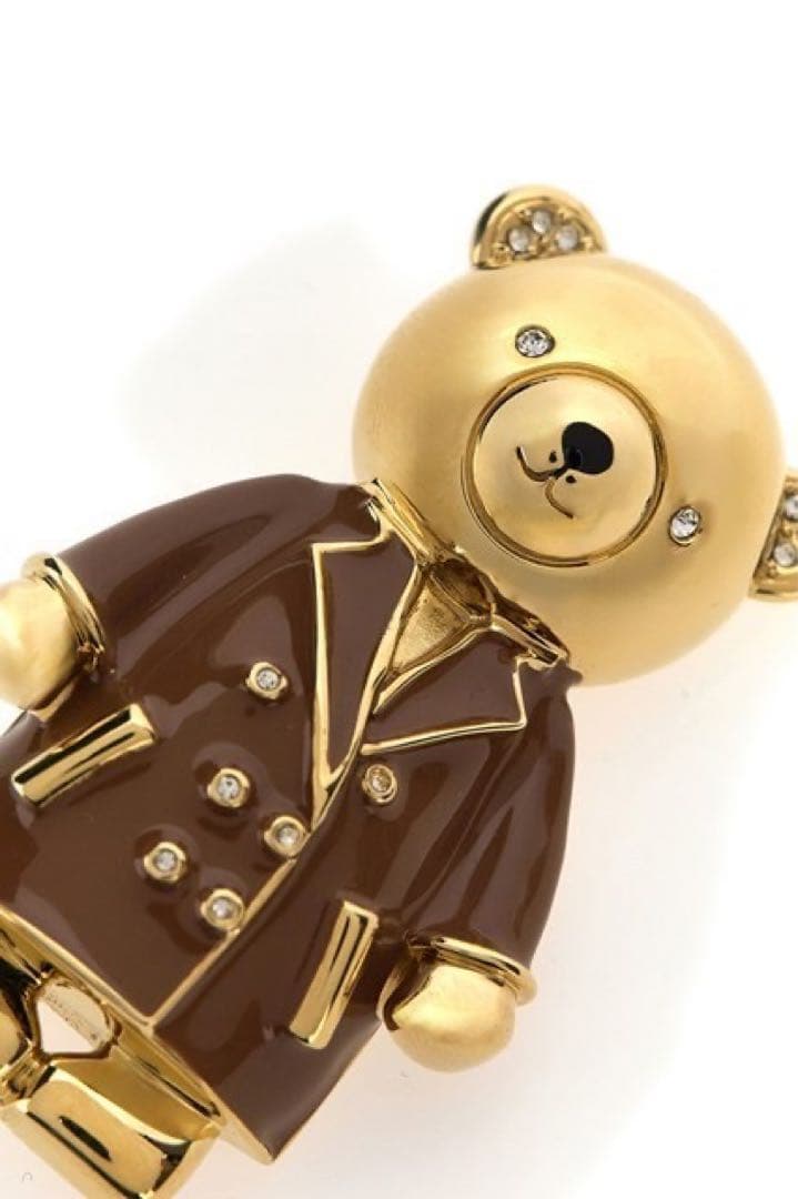 MaxMara テディ　メタル　ブローチ