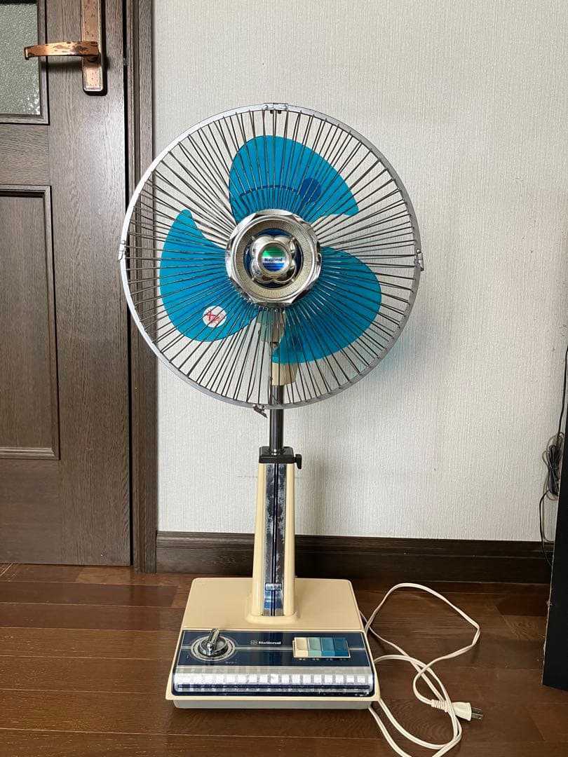 扇風機　ナショナル　F-30H1L 昭和レトロ　30センチ座敷扇　タイマー故障