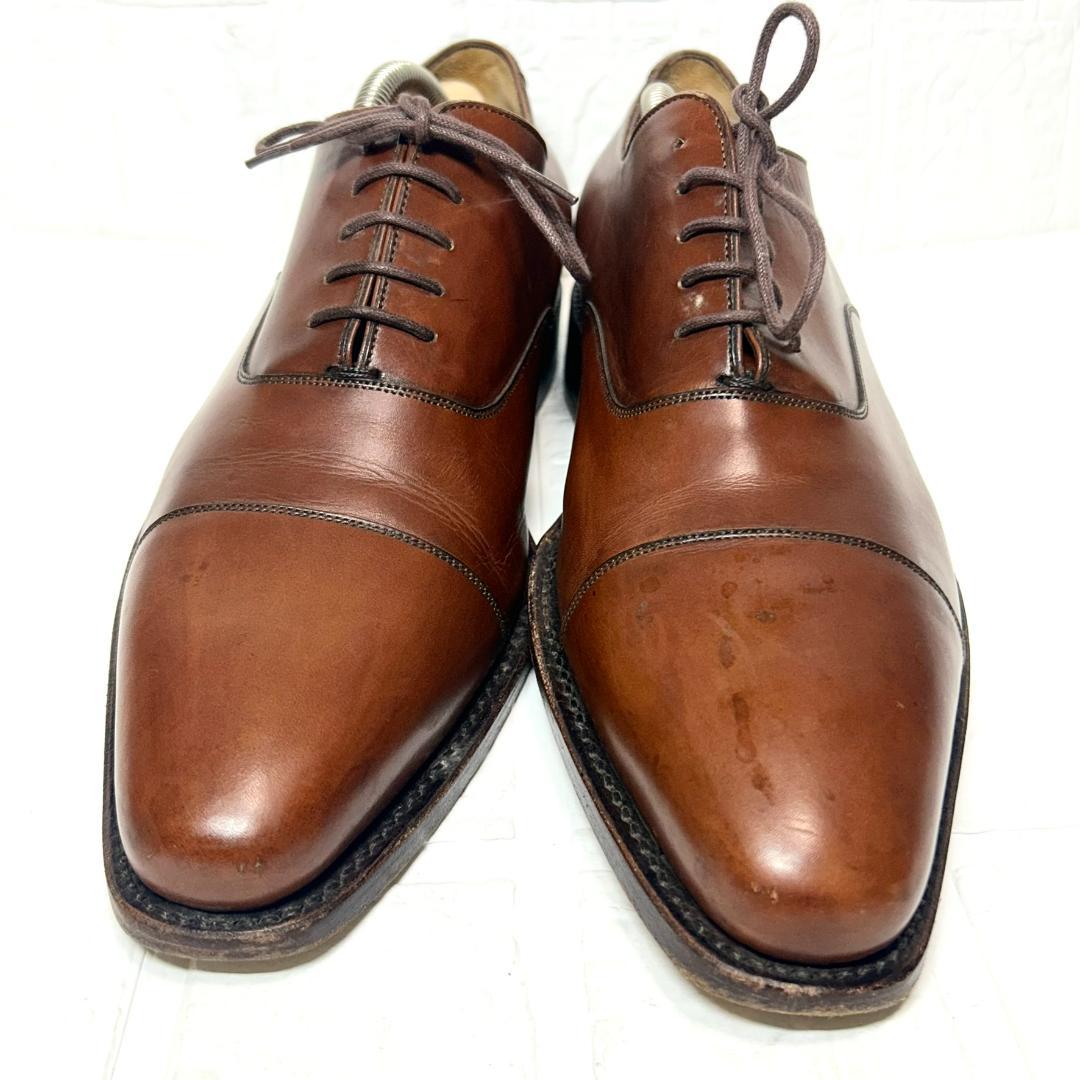 ジャランスリウァヤ　革靴　ブラウン　ストレートチップ　　内羽根　27.5cm