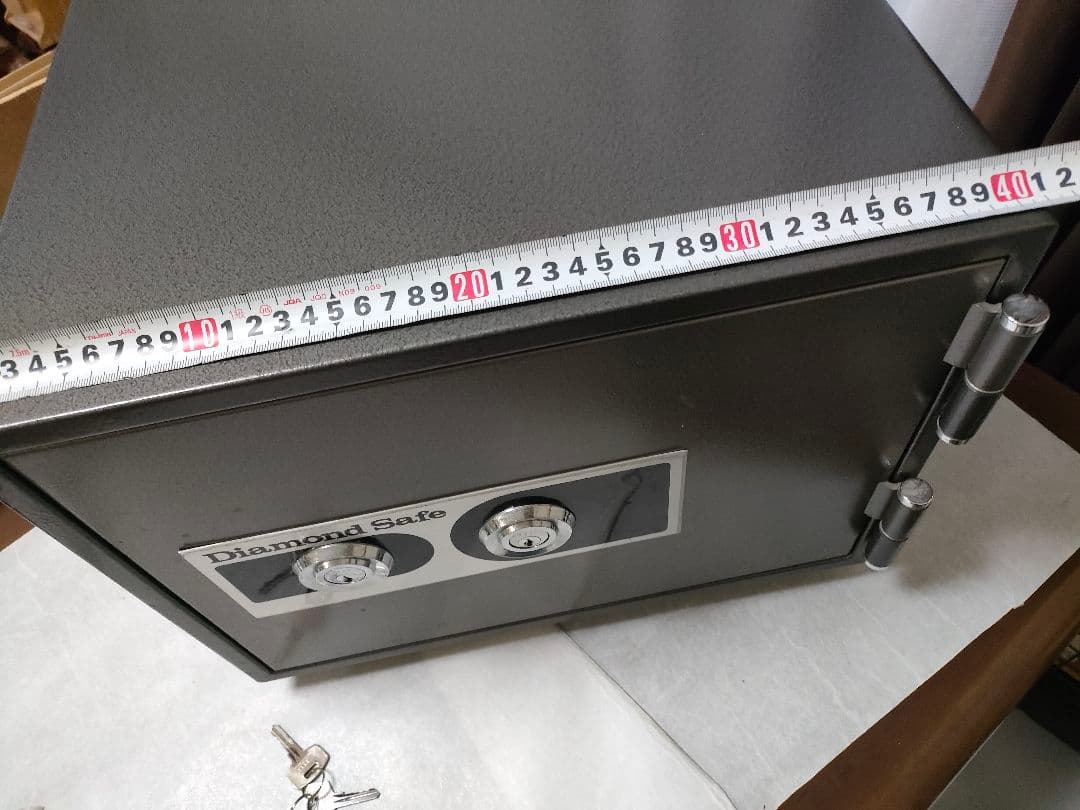 耐火金庫　Diamond Safe ダイヤセーフ 金庫2キータイプ　トレー4付き