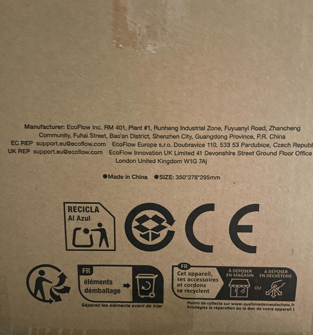 ECOFLOW DELTA 3 1000 Air ポータブル電源 960Wh