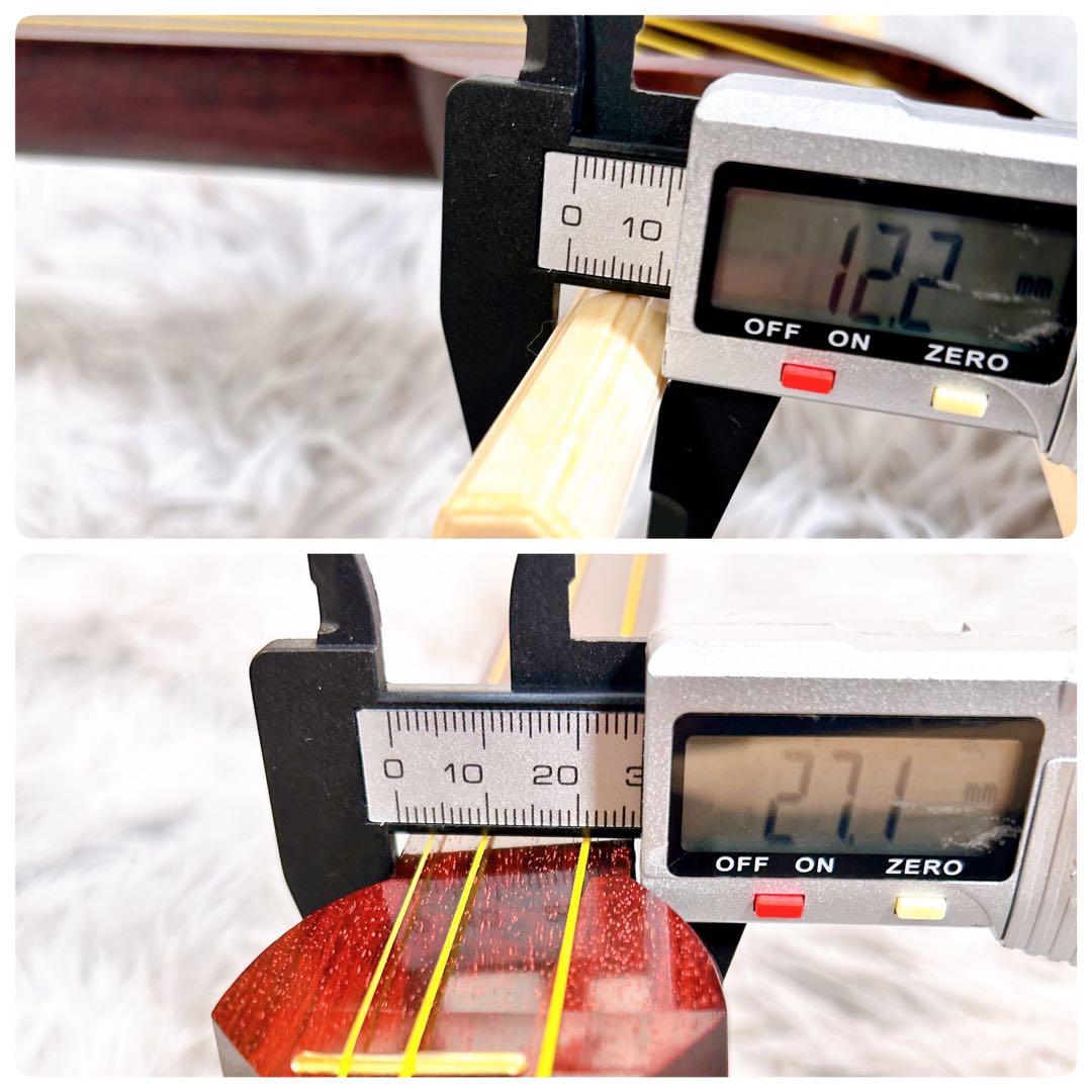 【希少】長唄三味線　中棹　紅木　金細　綾杉胴　天然糸巻き　一本溝